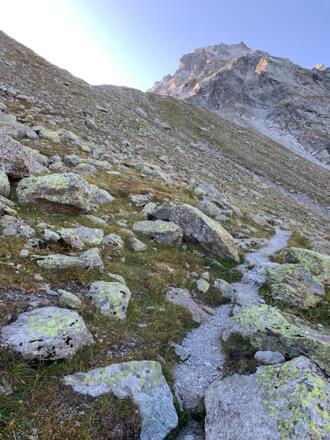 Unterhalb vom Plattenjoch