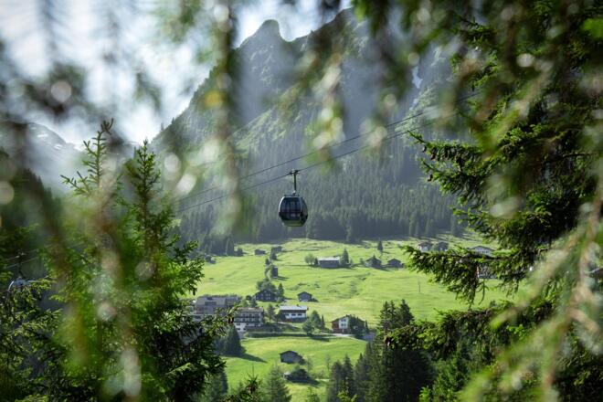 Blick nach Vergalden