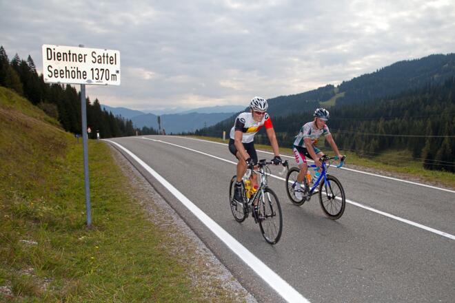 Rennradfahren am Hochkönig