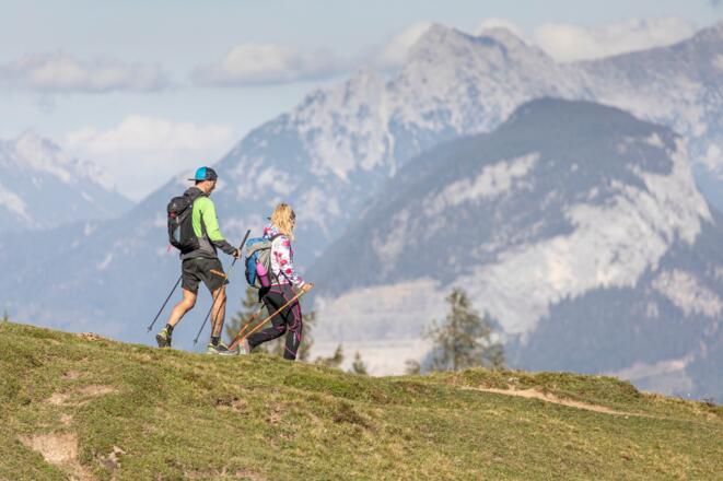 Wanderer am Kragenjoch Wildschönau