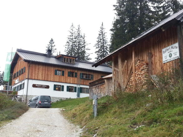 die Gufferthütte im Herbst...