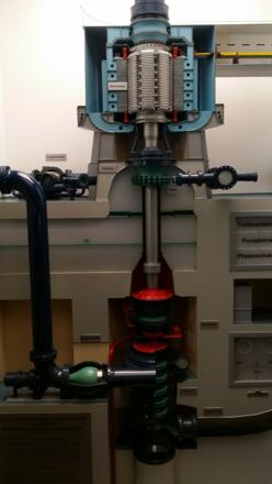 Modell einer Lünerseewerkmaschine