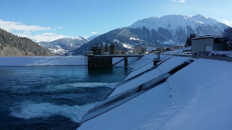 Staubecken des Lünerseekraftwerk