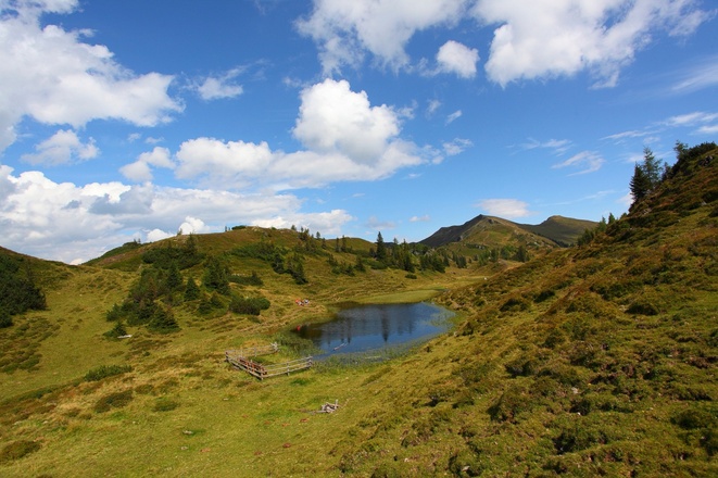 Blick auf die Trögseen
