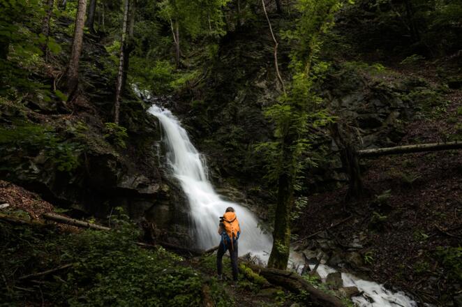 Wasserfall im Nendler Wald