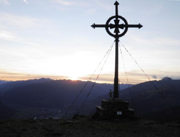 Ederplan bei Dämmerung Richtung Lienzer Talbecken
