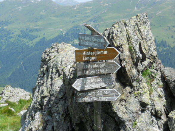 Abstieg - Wandweg