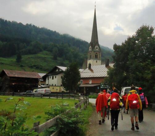 Ankunft in Bruck