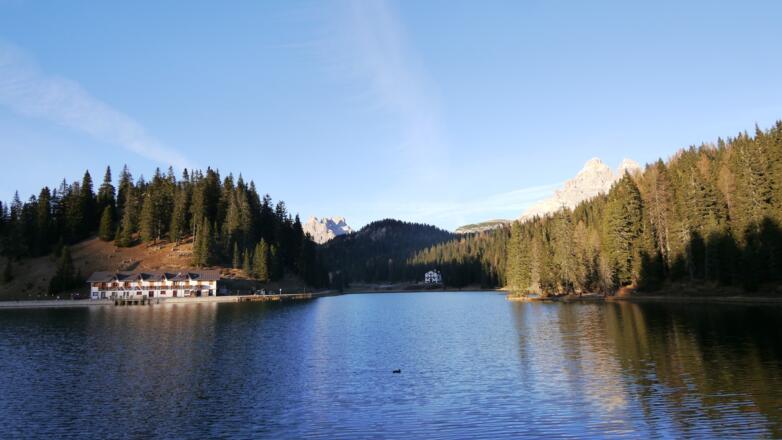 Blick auf den Misurinasee