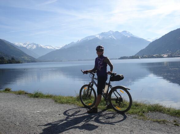 Rückfahrt zum Ausgangspunkt vorbei am Zeller See