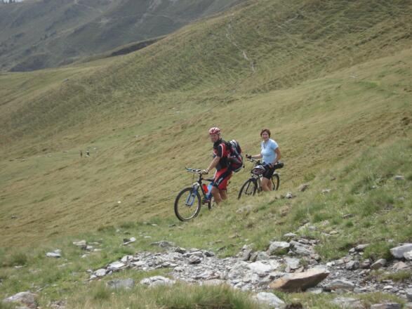 Die Schiebepassage zur Medalscharte