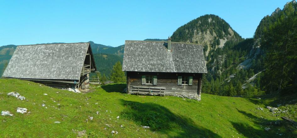 Laglalm, dahinter der Schafkogel