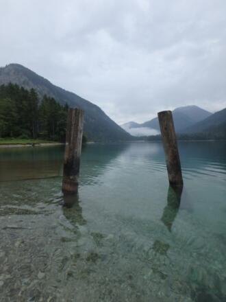 Plansee am Hotel Forelle