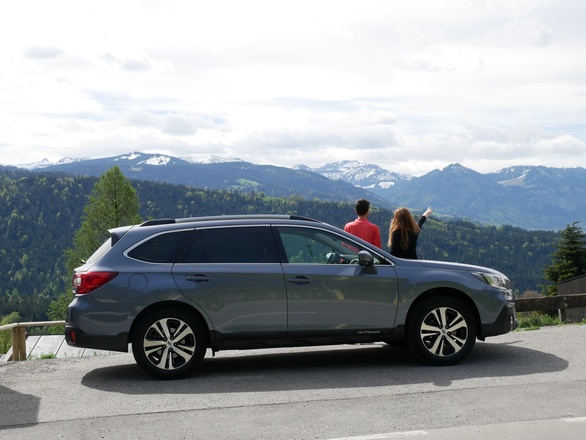 Traumhafter Ausblick auf der Subaru Abenteuer-Tour