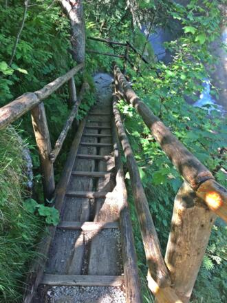 Wanderweg Gollinger Wasserfall
