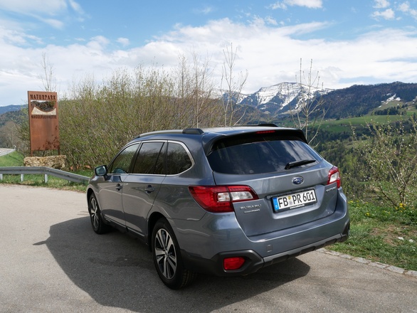 Auf dem Rückweg nach Immenstadt mit dem Subaru