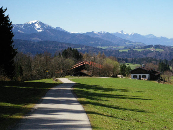 Blick ins Alpenvorland