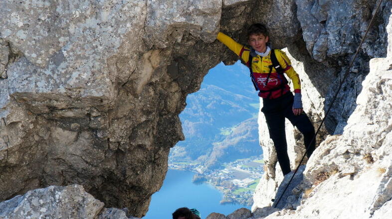 Im Felsenfenster um 1465m