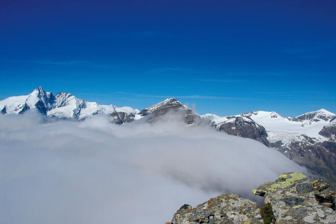 Blick vom Spielmann zum Großglockner