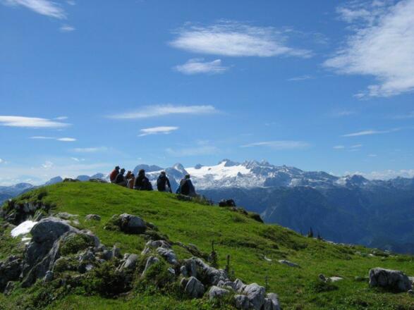 Auf dem Sarstein, vor dem Dachstein
