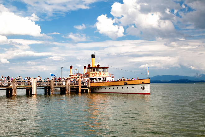 Der Chiemsee und deren Schifffahrt