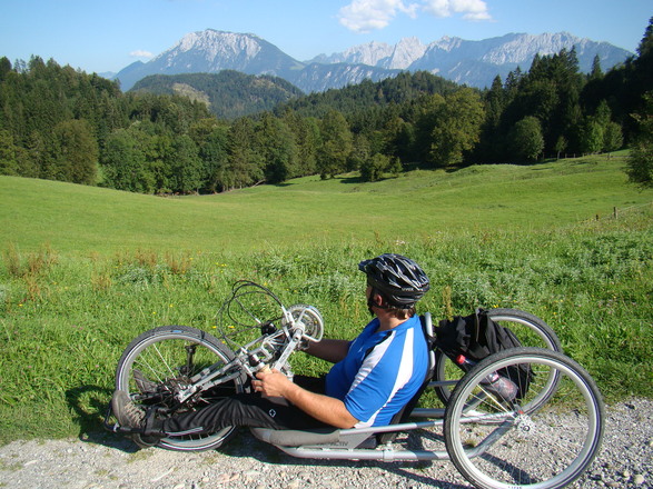 Mit dem Handbike unterwegs im Chiemsee-Alpenland