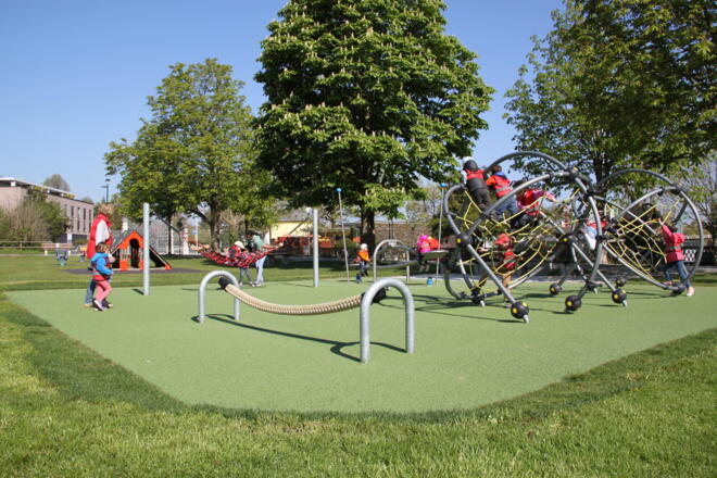 Spielplatz beim Seeburgpark in Kreuzlingen