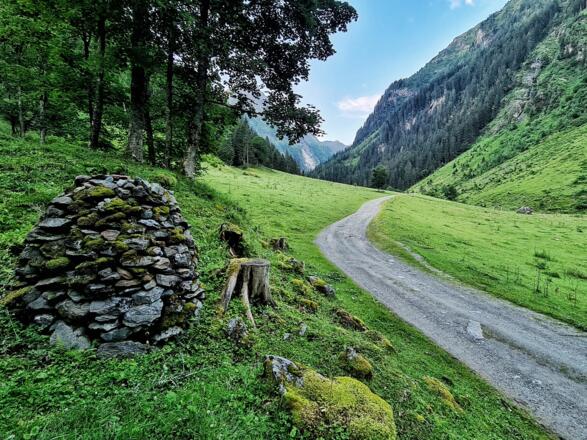 Auf dem Weg ins Steinriesental