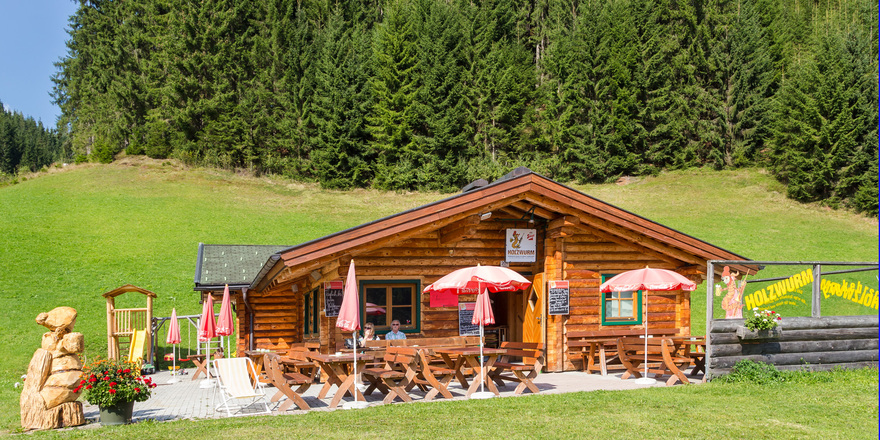 Der Start am Holzwurm