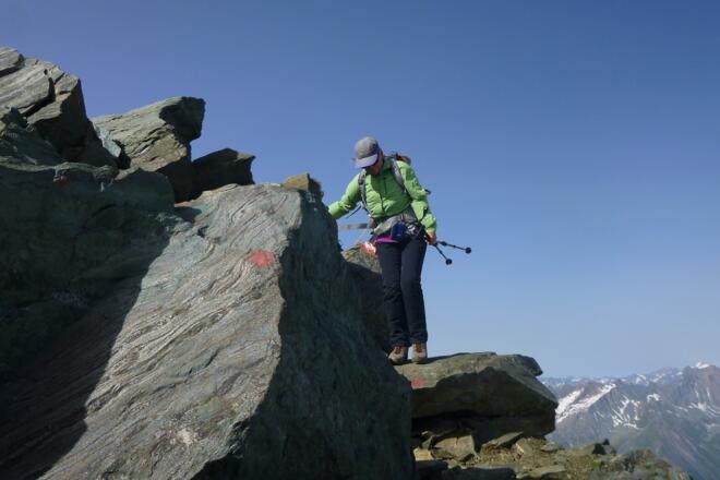 Aufstieg zum Kleinen Muntanitz