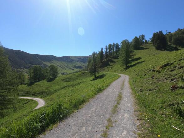 Auf dem Weg zurück nach Malbun