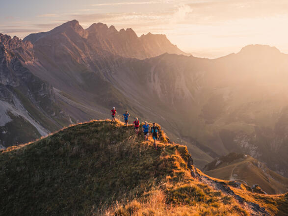 Abendstimmung in den Liechtensteiner Bergen