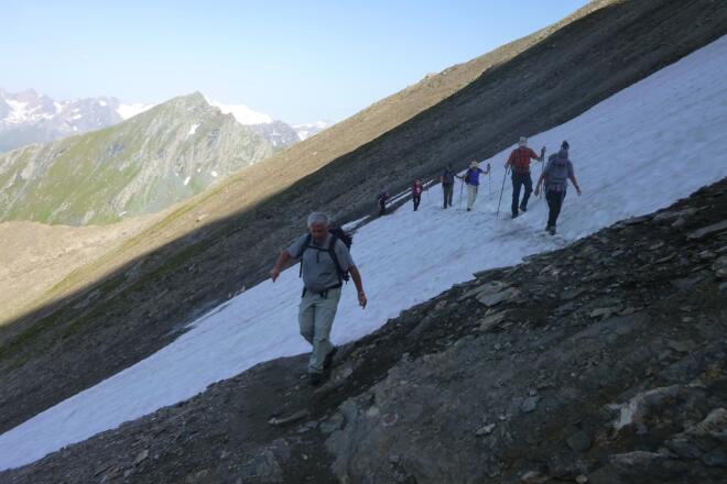 Querung oberhalb des Dürrenfelds