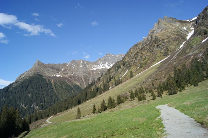 Blick vom Valzifenztal zum Schmalzberg