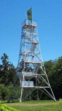 Der Prinz-Luitpold-Turm auf dem Döbraberg