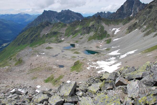 Silvrettagletscher Seen
