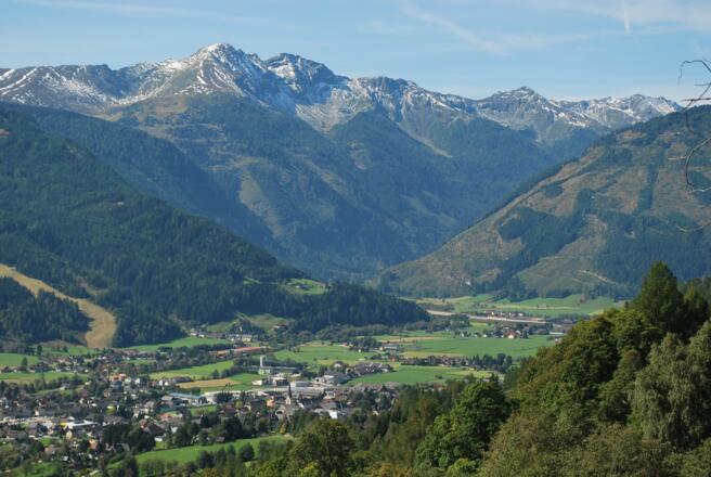 Ausblick in die hohen Tauern