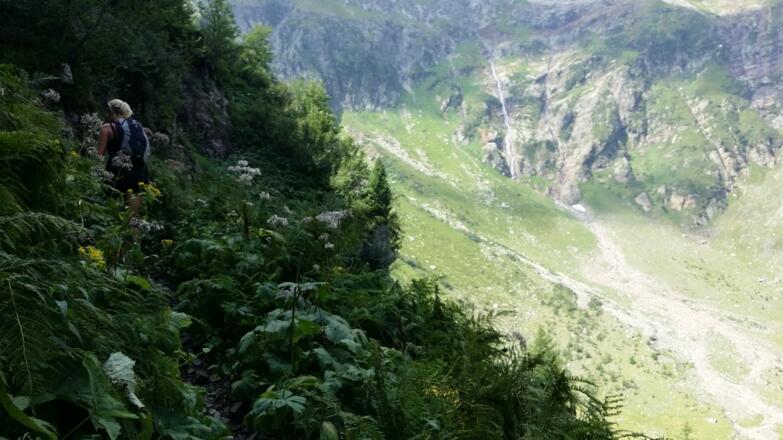 Aufstieg zum Gralatisee