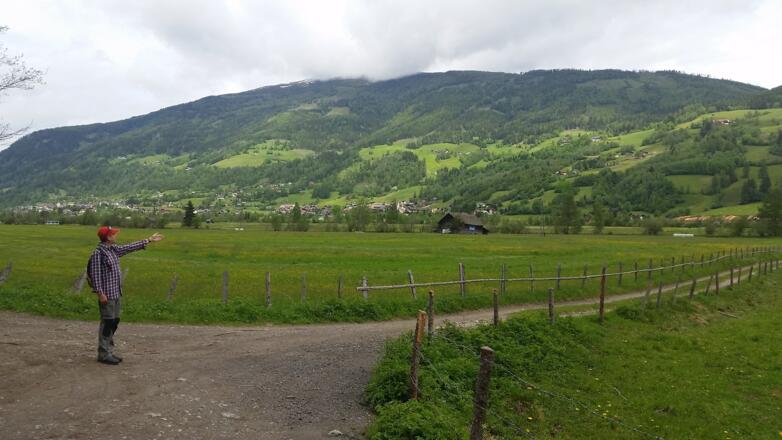 rechts abbiegen Richtung Murradweg