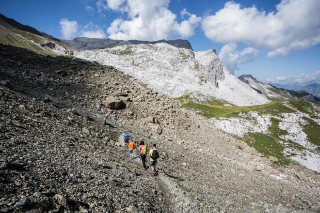 Auf dem Weg zur Rätschenfluh