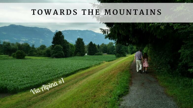 Towards the mountains - Via Alpina #1