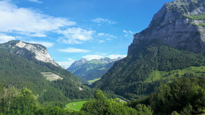 Ausblick von der Schnepfegg nach Au