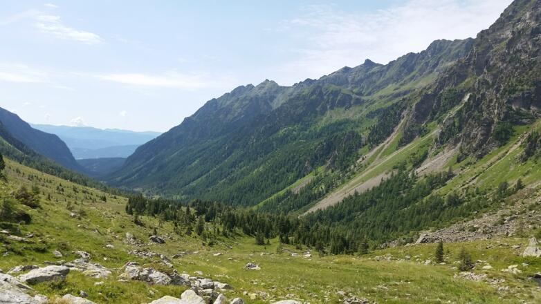 Blick zurück ins Tal Lignitz