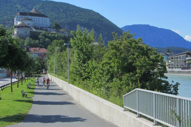 Auf dem Innradweg bei Kufstein