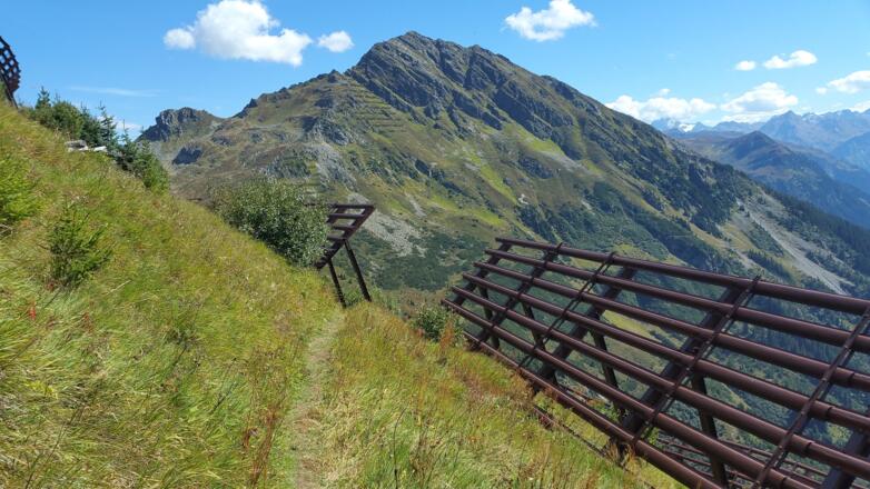 Weg zur Grasjoch Hütte