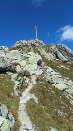 Letzer Anstieg zur Zamangspitze