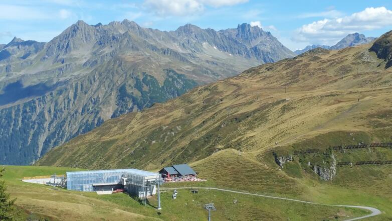 Weg zur Grasjoch Hütte