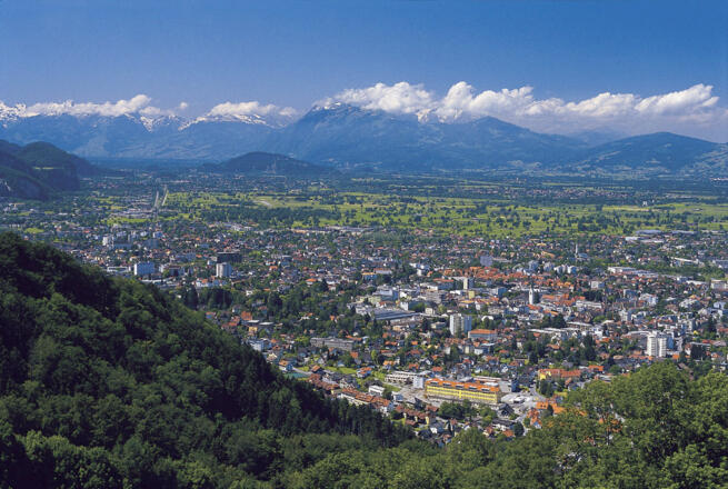 Blick auf Dornbirn