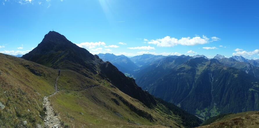Weg Richtung Zamangspitze