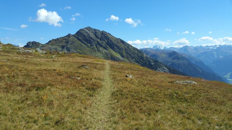 Weg zur Grasjoch Hütte